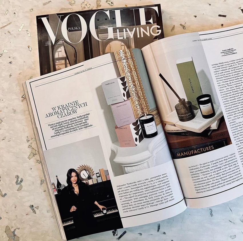 Świeca sojowa w szkle CANDLY&CO Set Goals That Scare You zapach No.4 250g