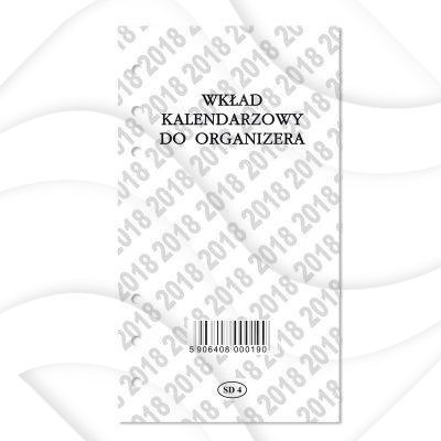 Wkład Sapt Do Organizera Kalendarz "Sd4"