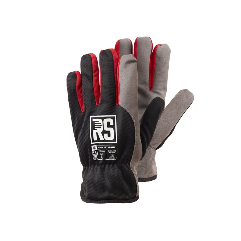 Rękawice Ocieplane RS Synth Tec Winter Rozm. 11 Czarne /RS-Schutz