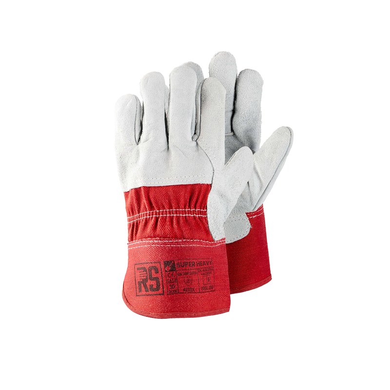 Rękawice RS Super Heavy Typu Doker Rozm.10 Czerwono-Białe /RS-Schutz