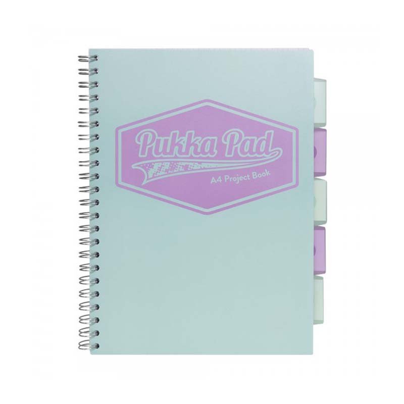 Kołozeszyt A4 100k Kr Pastel Project Book Morski / Pukka Pad 8630