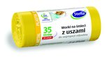 Worki z uszami STELLA do segregacji metali i plastiku 35 l 20 szt. żółte żółty