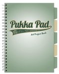 Kołozeszyt A4 100K kratka Project Book Sage / Pukka Pad
