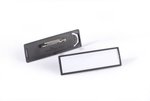 Identyfikator z Agrafką Clip Card 17x67mm 25szt. Czarny /Durable 813301