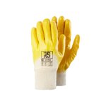 Rękawice Nitrylowe Lekkie RS Citrin Rozm. 7 Żółto-Białe   /RS-Schutz