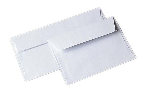 Koperta Ozdobna Millenium DL 120g 110x220mm 10szt. Biały /Argo 282201
