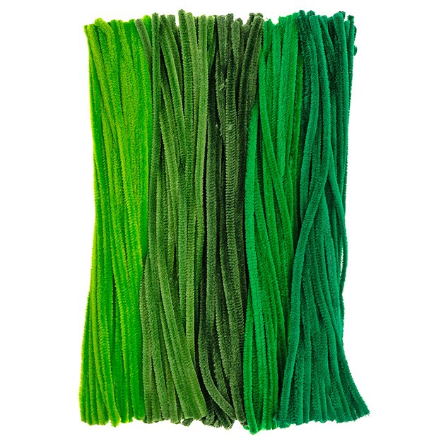 Druciki Kreatywne 30cm 200szt. Odcienie Zieleni /DpCraft