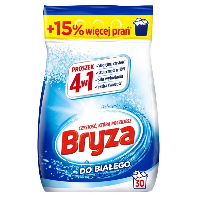 Bryza 4w1 Proszek Do Prania 1,95kg Do Białego