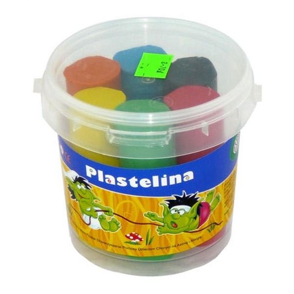Plastelina 6kol Wiaderko [303107001] /Astra