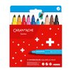 Flamastry akwarelowe CARAN D'ACHE Swisscolor Maxi 10 szt., mix kolorów