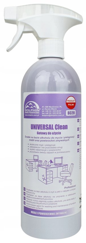 Środek do mycia mebli Dolphin 750ml Universal Clean D320