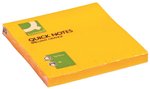 Bloczek Samoprzylepny Q-Connect Brilliant 76X76mm 1X80 Kart. Pomarańczowy