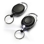 Mechanizm Ściągający Jojo Style Led Podświetlenie Led 80cm Czarny /Durable 819801