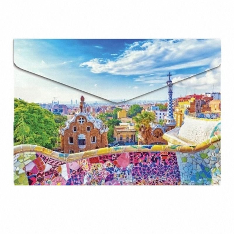 Koperta A4 PP na Napę z Nadrukiem Barcelona /Panta Plast