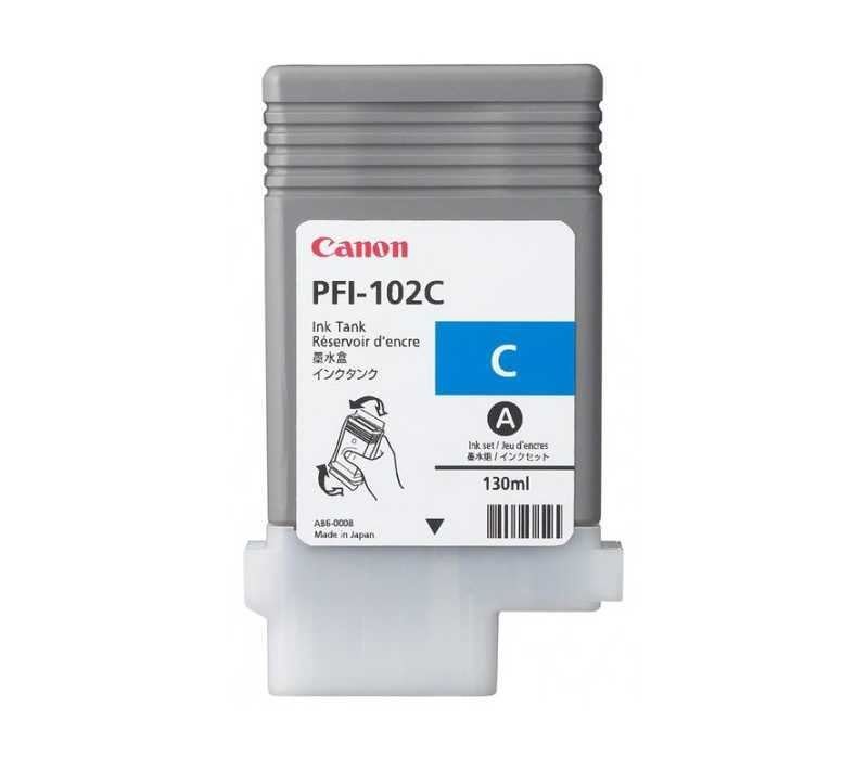 Canon PFI-102C iPF500/600/700/LP17/24 Cyan (Oryg.)