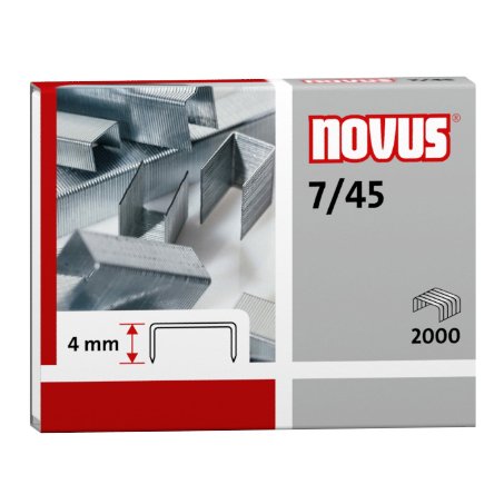 Zszywki Novus 7/45 1000szt. 042-0501
