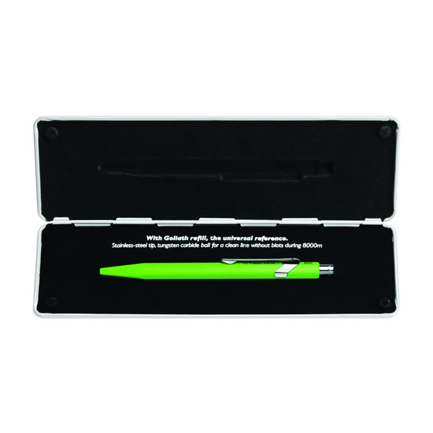 Długopis Caran D'Ache 849 Pop Line Fluo M W Pudełku Zielony