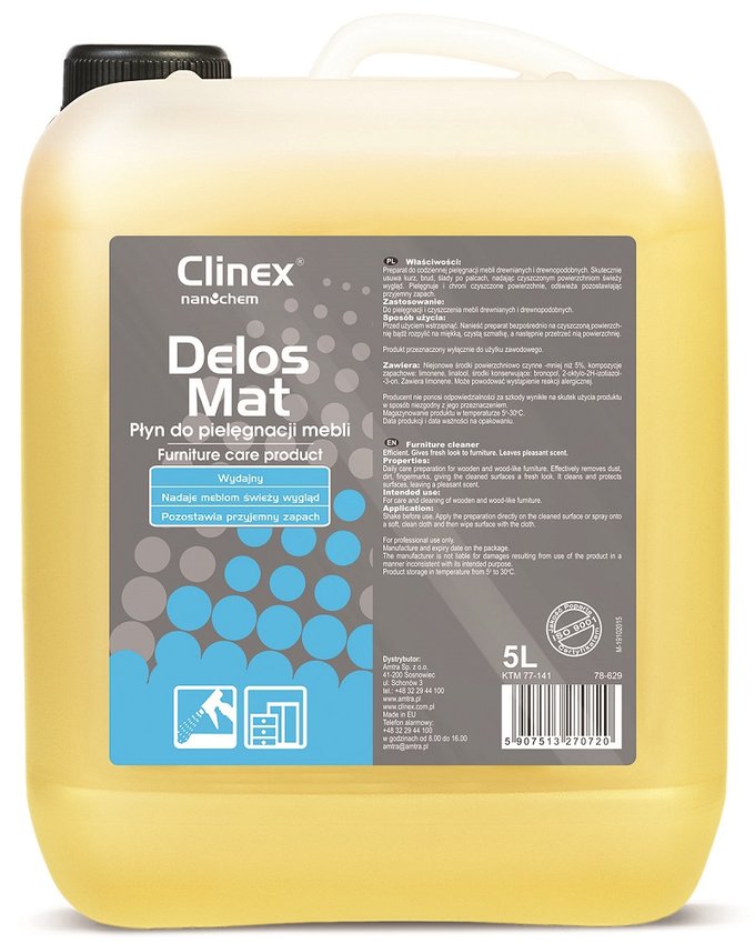 Clinex Delos Mat płyn do mebli matowych kanister 5L