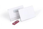 Identyfikator z Magnesem Frame 54x90mm 25szt. Przezroczysty /Durable 811719