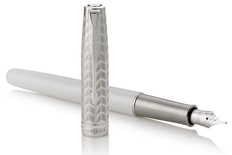 Parker Pióro Wieczne Sonnet Premium Metaliczna Perła CT(18K) FP (F) [1931547]