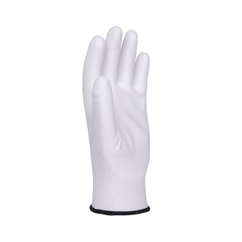 Rękawice Donau Safety Pu White Kat. II Rozm. 10 Białe  /DONAU SAFETY