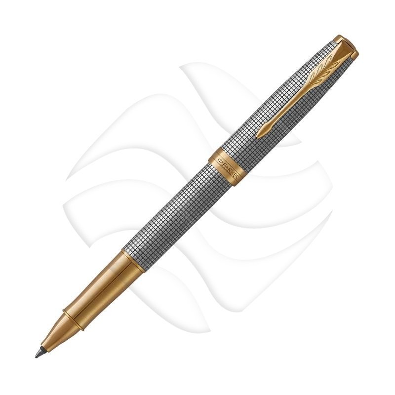 Parker Pióro Kulkowe Sonnet Premium Chiselled Srebrne GT RB [1931491]