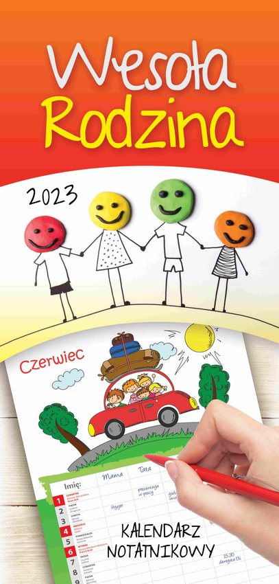 Kalendarz Rodzinny Wesoła Rodzina /Artsezon