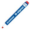 Marker Do Tablic Donau D-Signer B Okrągły 2-4mm (Linia) Czerwony