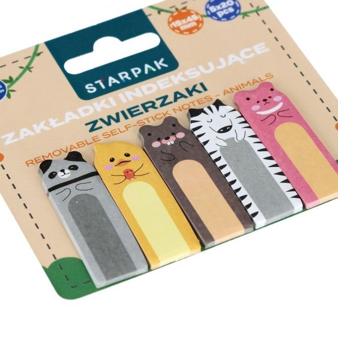 ZAKLADKA IND ANIMAL 5X20K MIX STK B/C 48/96