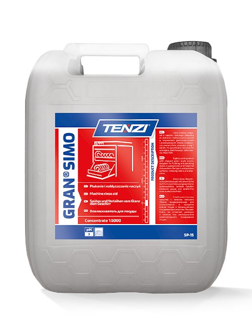 Tenzi Gran Simo 10L – płyn do płukania i nabłyszczania naczyń