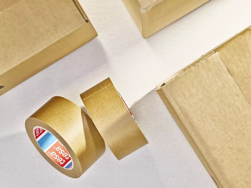 Taśma Pakowa Papierowa Tesapack 50M X50Mm Brązowa