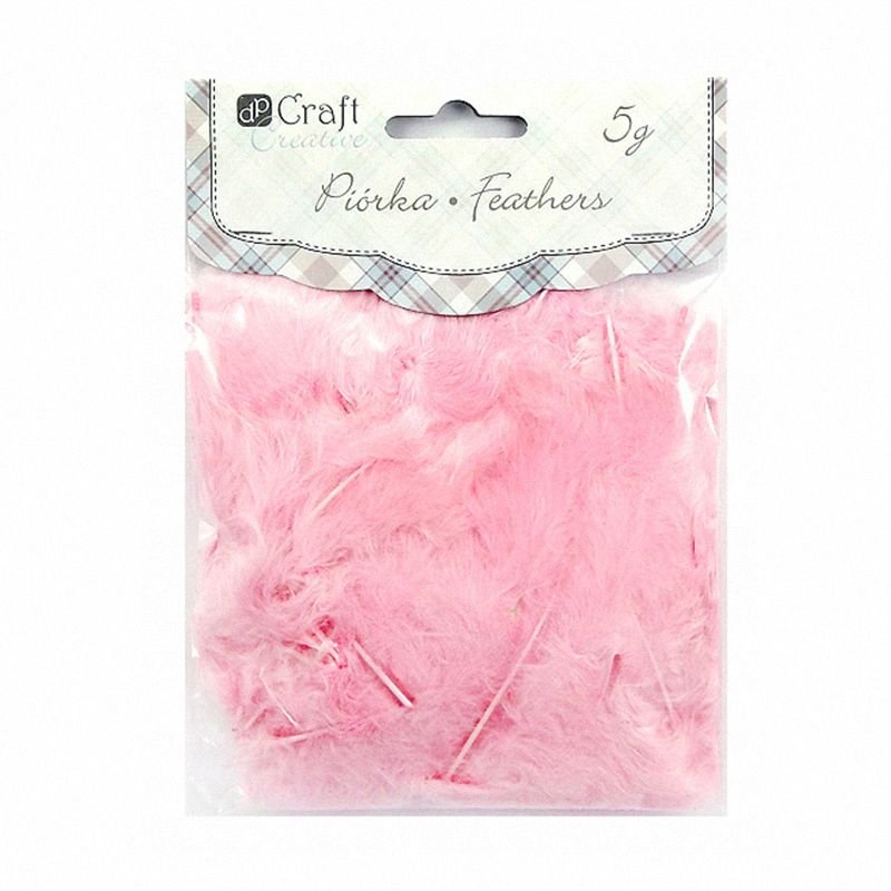 Piórka 5-12cm 5g [CEPI-004] Różowe / DpCraft