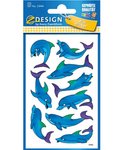 Naklejki Ozdobne Brokatowe Avery ZDesign No.53444 Delfiny