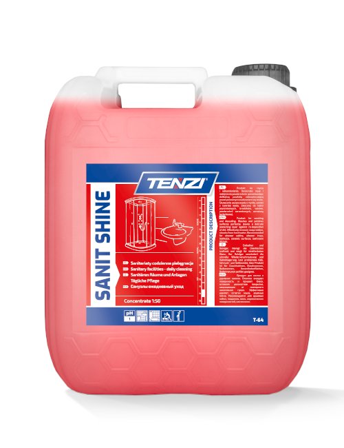 Tenzi Sanit Shine 5L preparat do bieżącego mycia pomieszczeń sanitarnych