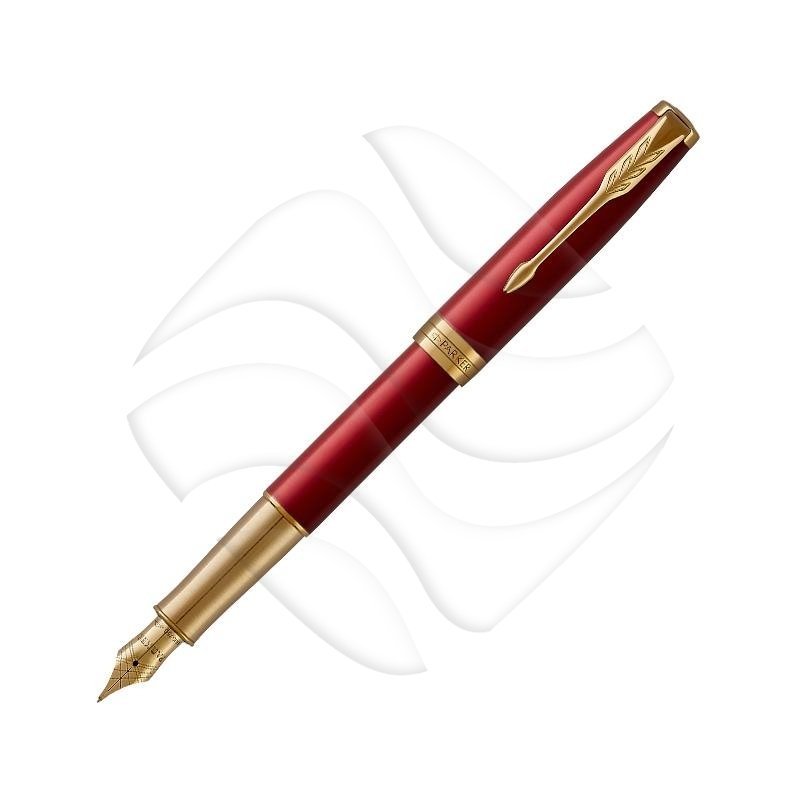 Parker Pióro Wieczne Sonnet Core Czerwony Lakier GT(18K) FP (F) [1931478]