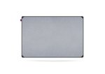 Tablica Filcowa Memobe Idea Edge All Black, Powierzchnia Popielata, Rama Aluminiowa Czarna, 90X60 Cm