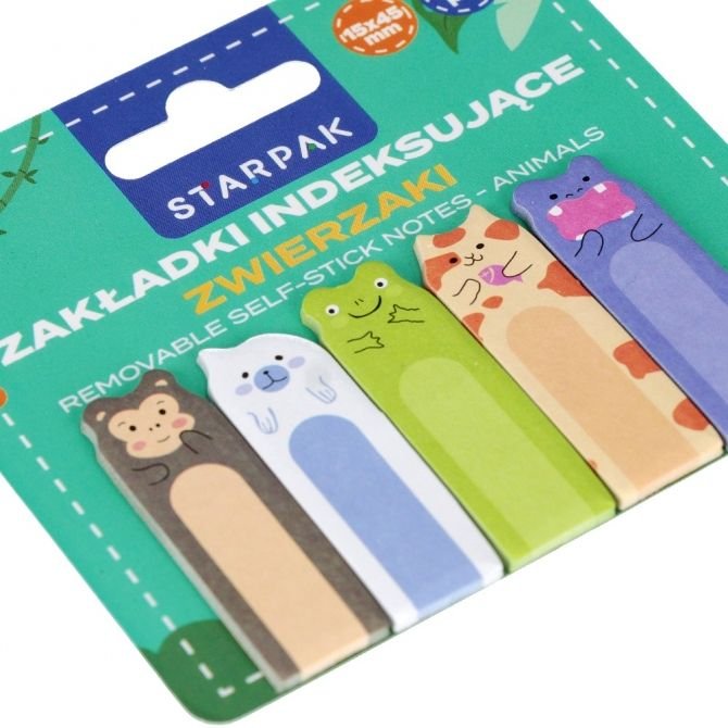 ZAKLADKA IND ANIMAL ZEBRA 5X20K MIX STK 48/96