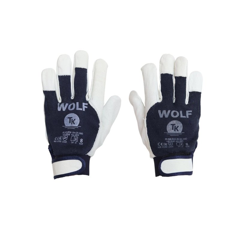 Rękawice TK Wolf Rozm. 7 Granatowe   /TK GLOVES