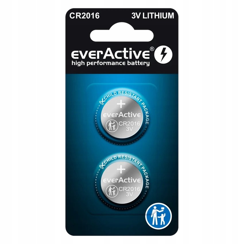 Bateria EverActive CR2016 3V Litowa 2szt.