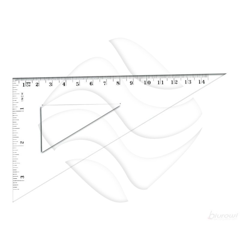 Ekierka Tetis Prostokątna 14,5 cm BL004-B