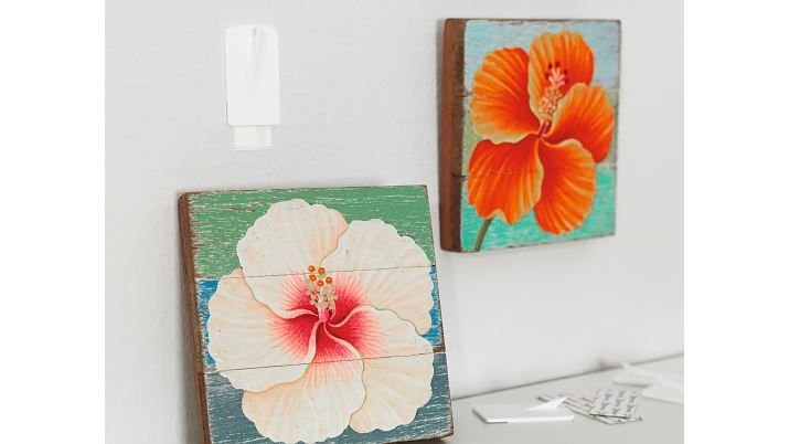 Haczyk Samoprzylepny Powerstrips Tesakwadratowy,Duzy,Biały 2Szt.Blister