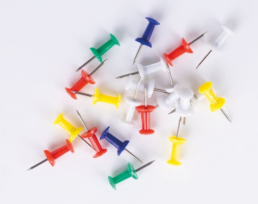 Pinezki beczułki OFFICE PRODUCTS 50szt., mix kolorów