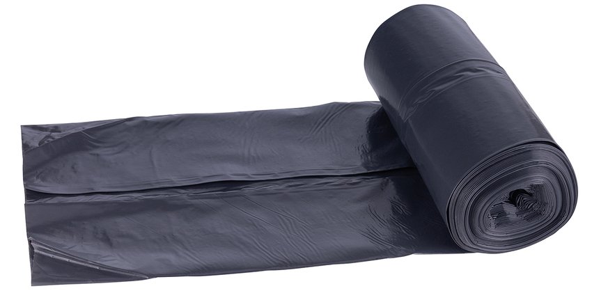 Worki na śmieci DONAU ECO mocne (LDPE), 120l 10 szt., czarne