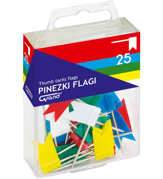 Pinezki GRAND flaga op-25 szt.
