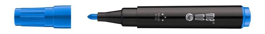 Marker Permanentny M200 Memobe Końcówka Okrągła 3 Mm Niebieski
