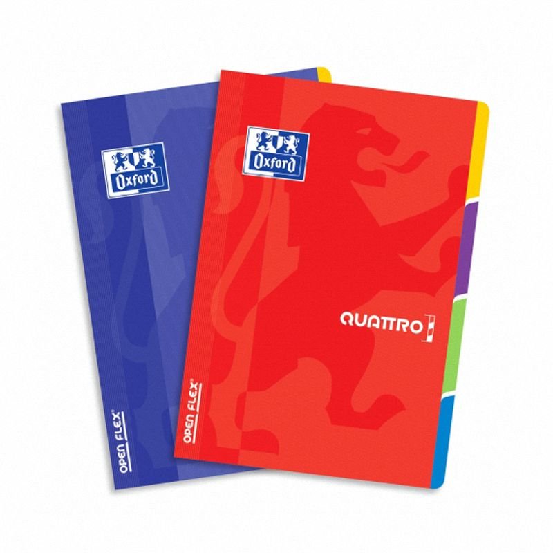 Zeszyt PP A4 60k Kratka 90g Open Flex Quattro / Oxford