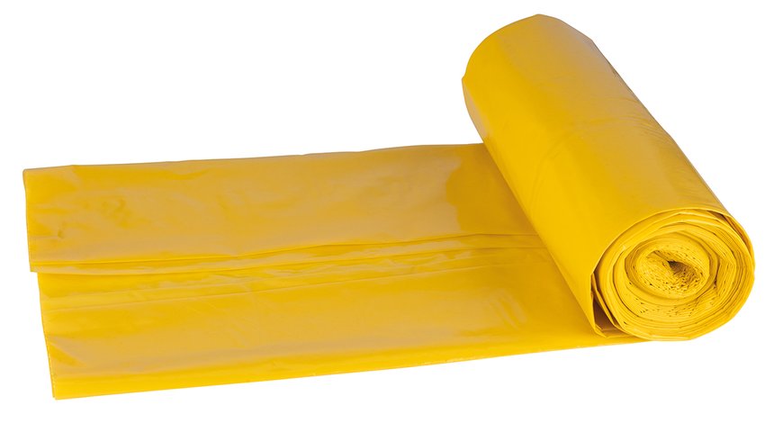 Worki na śmieci DONAU ECO do segregacji plastiku 120l 10 szt., żółte