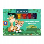 Kredki Woskowe 6k Zwierzaki  /Starpak