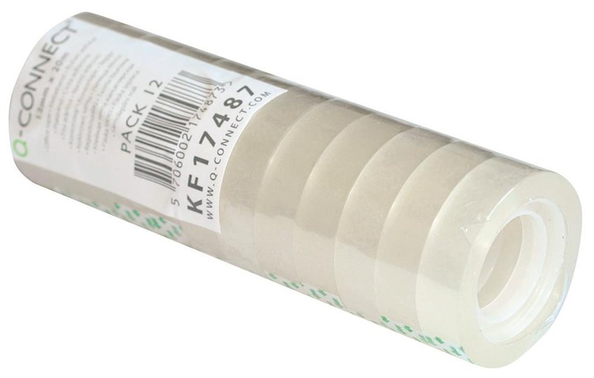 Taśma Biurowa Q-Connect 12mm 20M 12Szt.