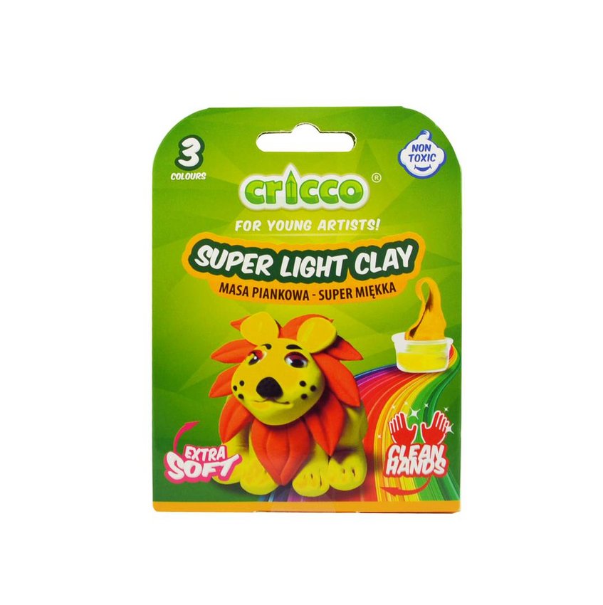 Masa Piankowa  Cricco  Zestaw Mini 30G, Zwierzaki